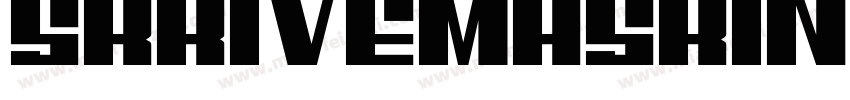 Skrivemaskine Clean字体转换